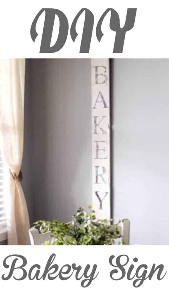 DIY vintage Bakery SIgn