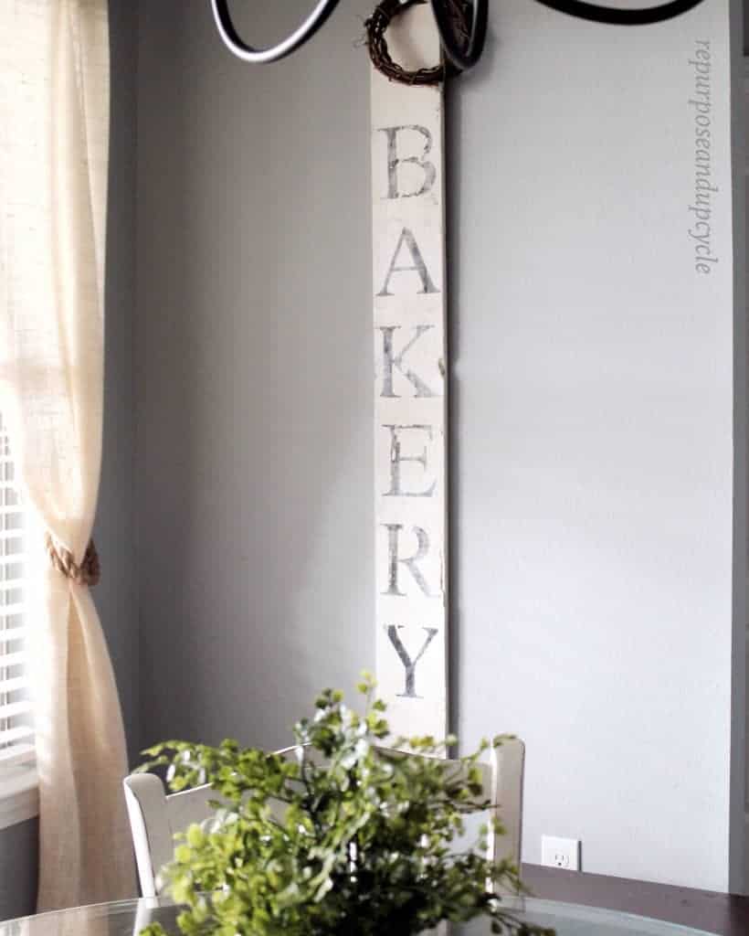 DIY Vintage Bakery Sign