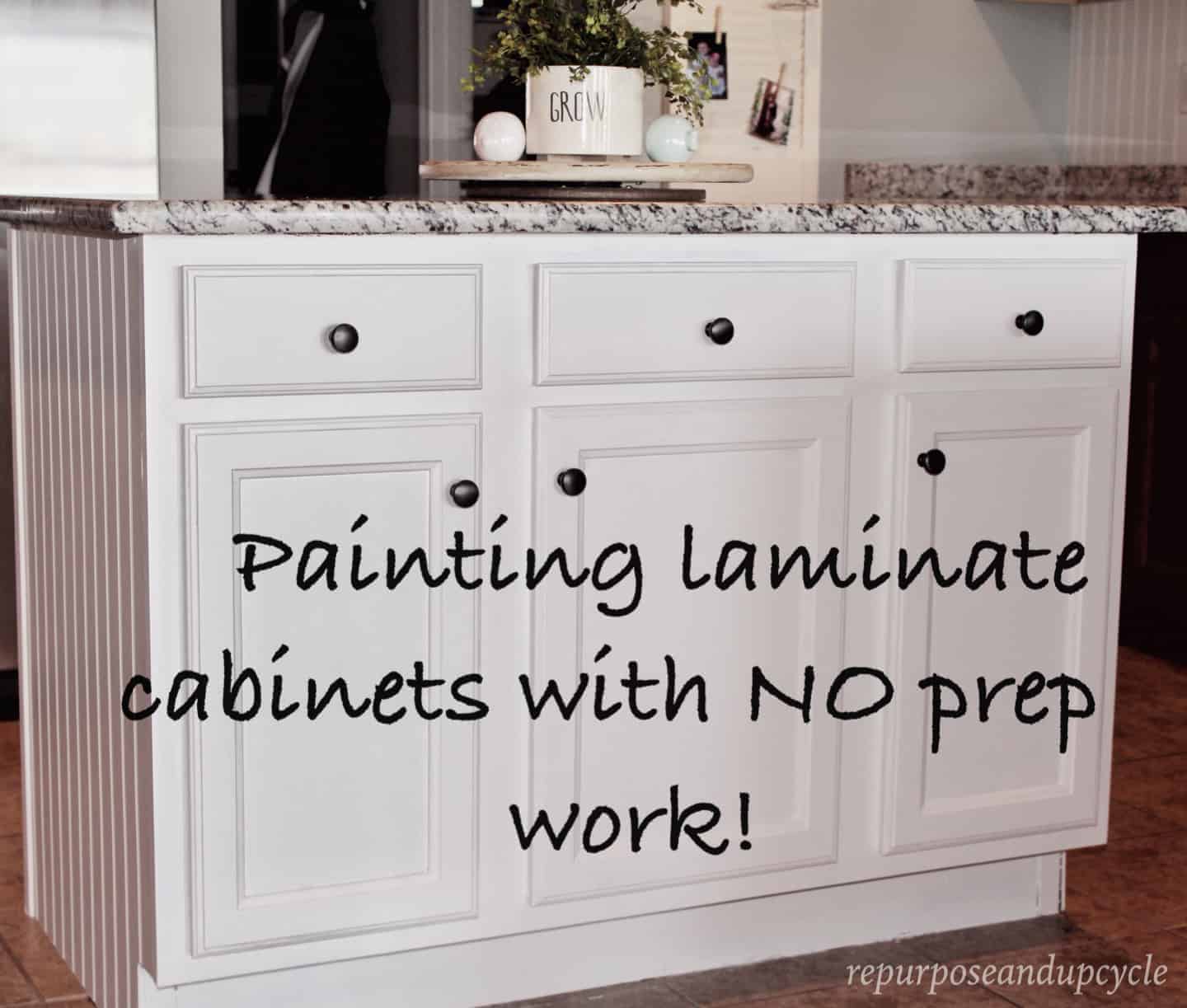 Painting Laminate Cabinets the right way without sanding