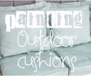 painting outdoor cushions 