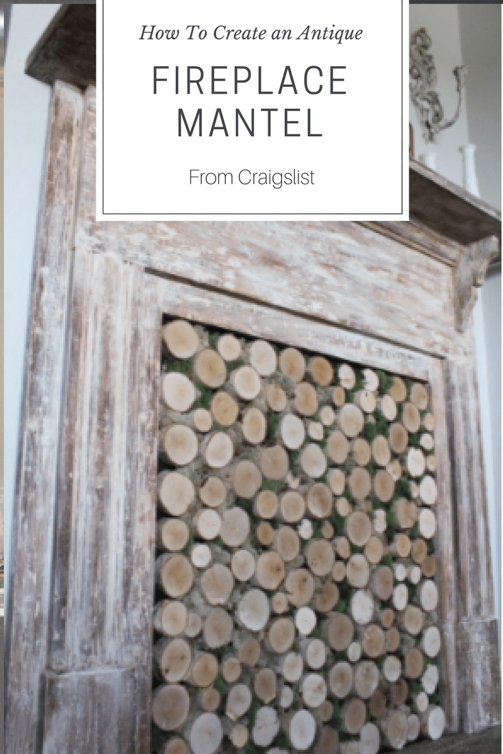 How to Create an Antique Fireplace Mantel from Craigslist