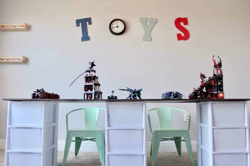 DIY Lego Table or Craft Storage Table
