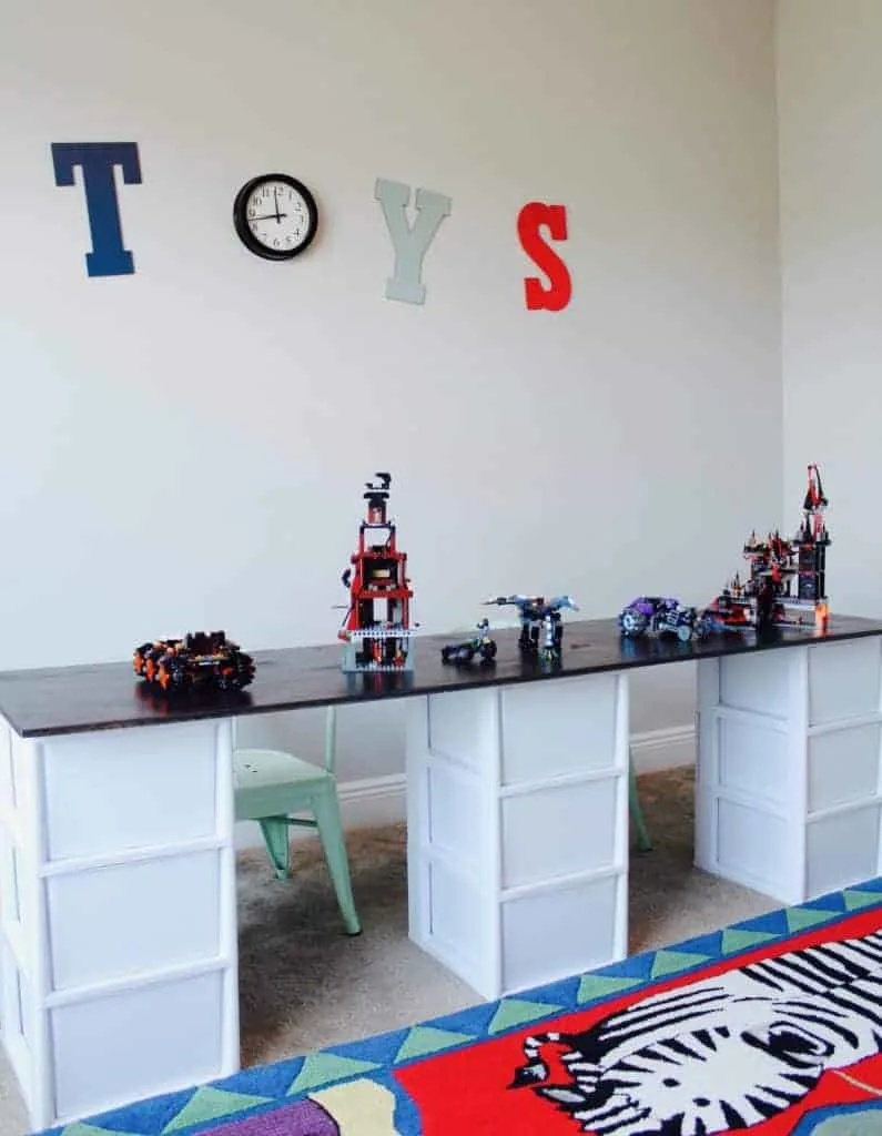 Lego table best sale and storage ideas