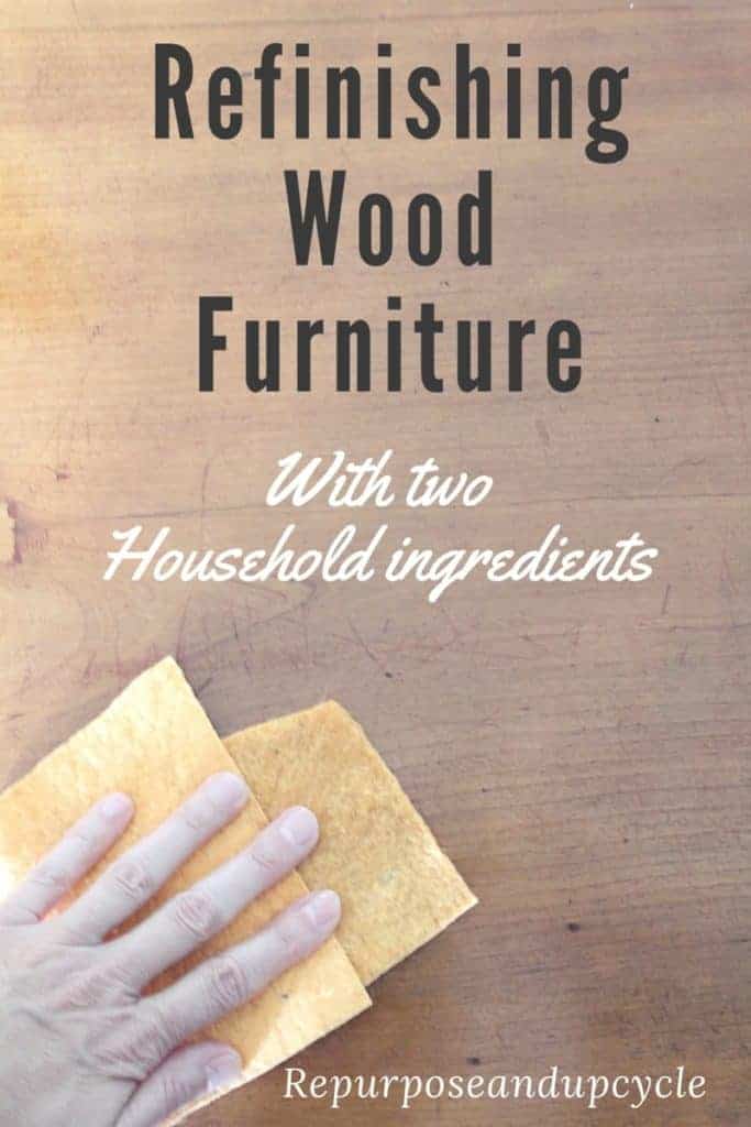 How to refinish Wood Furniture and Remove Scratches