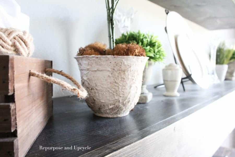 How To Age a Clay Pot with Texture for an Antique Vintage Look