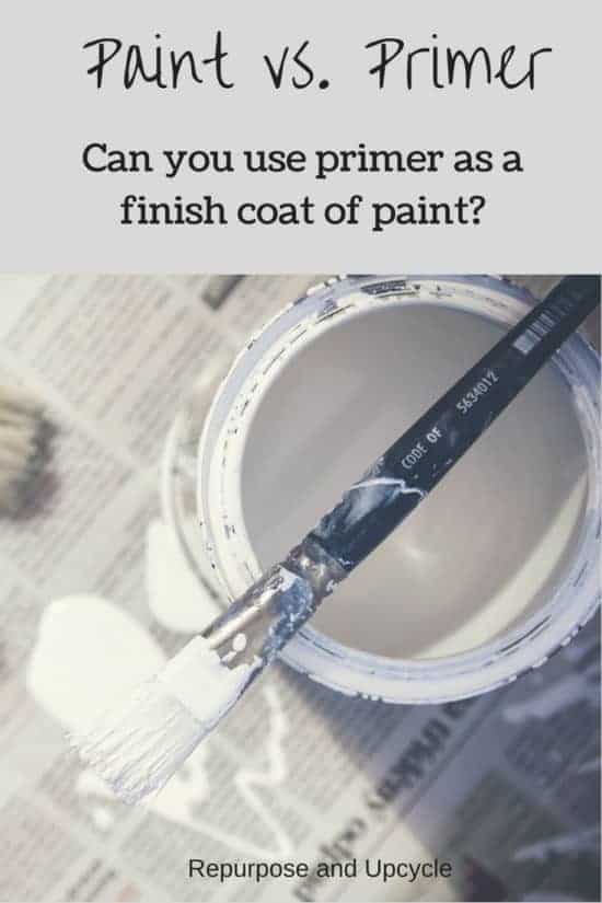 Paint vs. Primer and can primer be used as the finish coat of paint