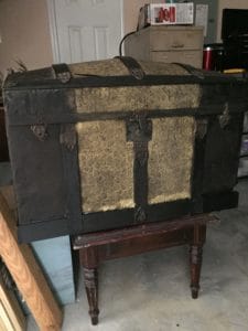 Restoring an Antique Steamer Trunk