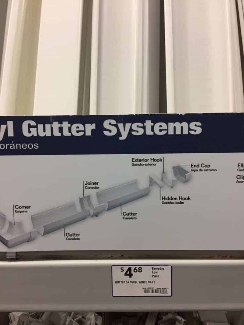 Five DIY Rain Gutter Bookshelves Under 10