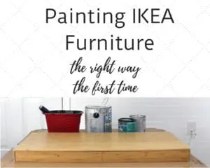 Painting IKEA furniture