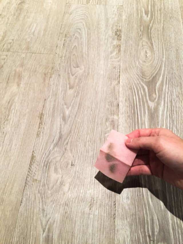 How to Clean Floor Glue and Heavy Dirt off Luxury Vinyl Flooring