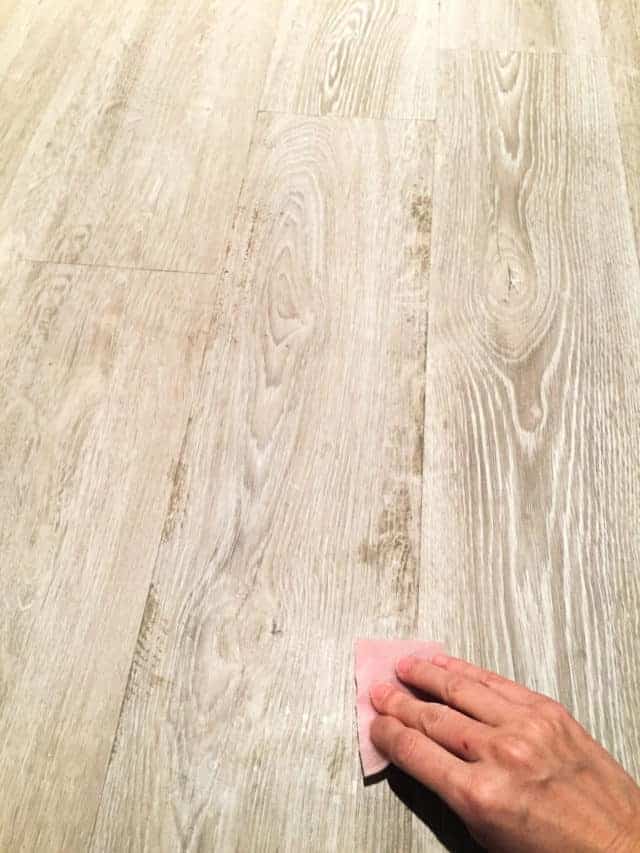 How to Clean Floor Glue and Heavy Dirt off Luxury Vinyl Flooring