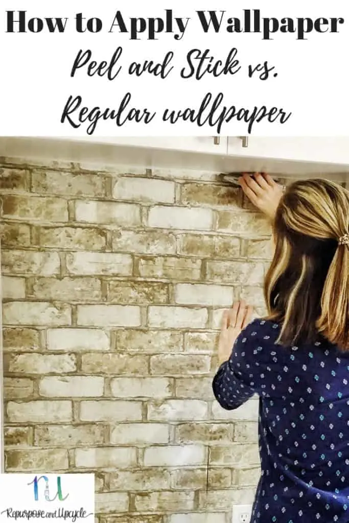 How to apply wallpaper; peel and stick vs. regular wallpaper