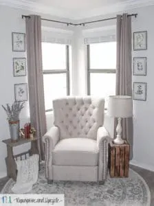 how to hang corner curtains