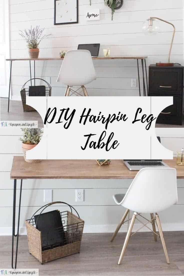 hairpin leg dining table diy