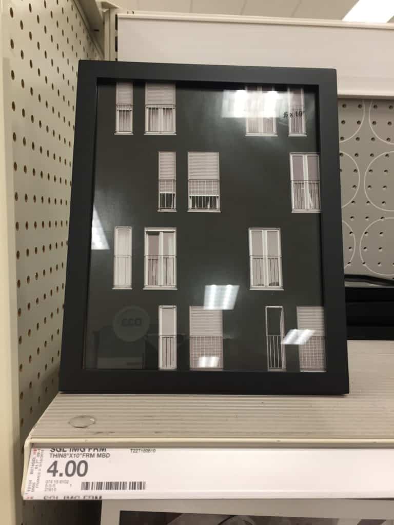picture frame from Target 