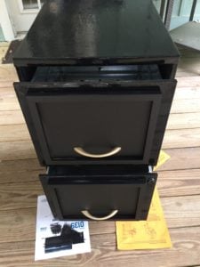 Easy filing cabinet makeover