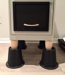 Easy filing cabinet makeover
