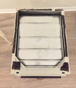 Easy filing cabinet makeover