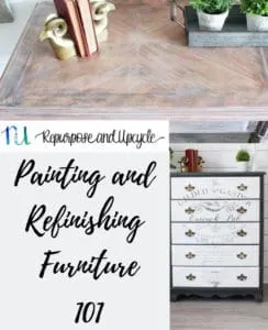 Painting and Refinishing Furniture 101