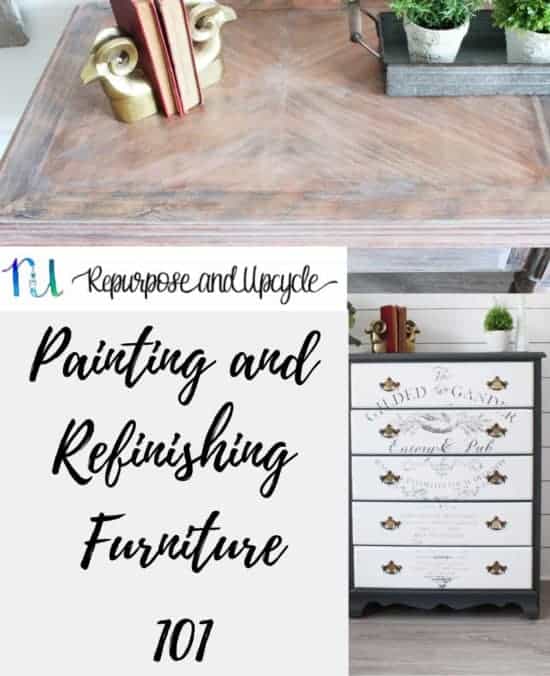 Furniture Painting and Refinishing 101 with instructional videos
