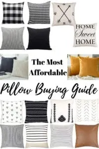 Affordable Pillow Buying Guide for Modern Farmhouse and Boho Pillows
