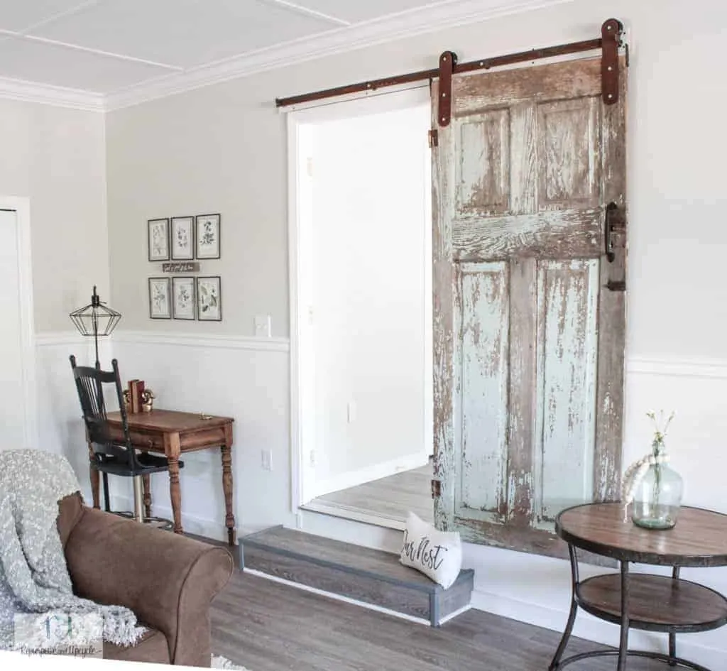 Chippy antique barn door 