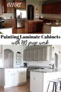painting kitchen cabinets without sanding