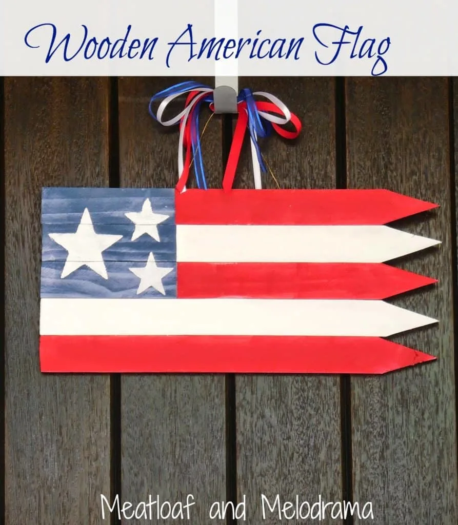 American flag door decor 