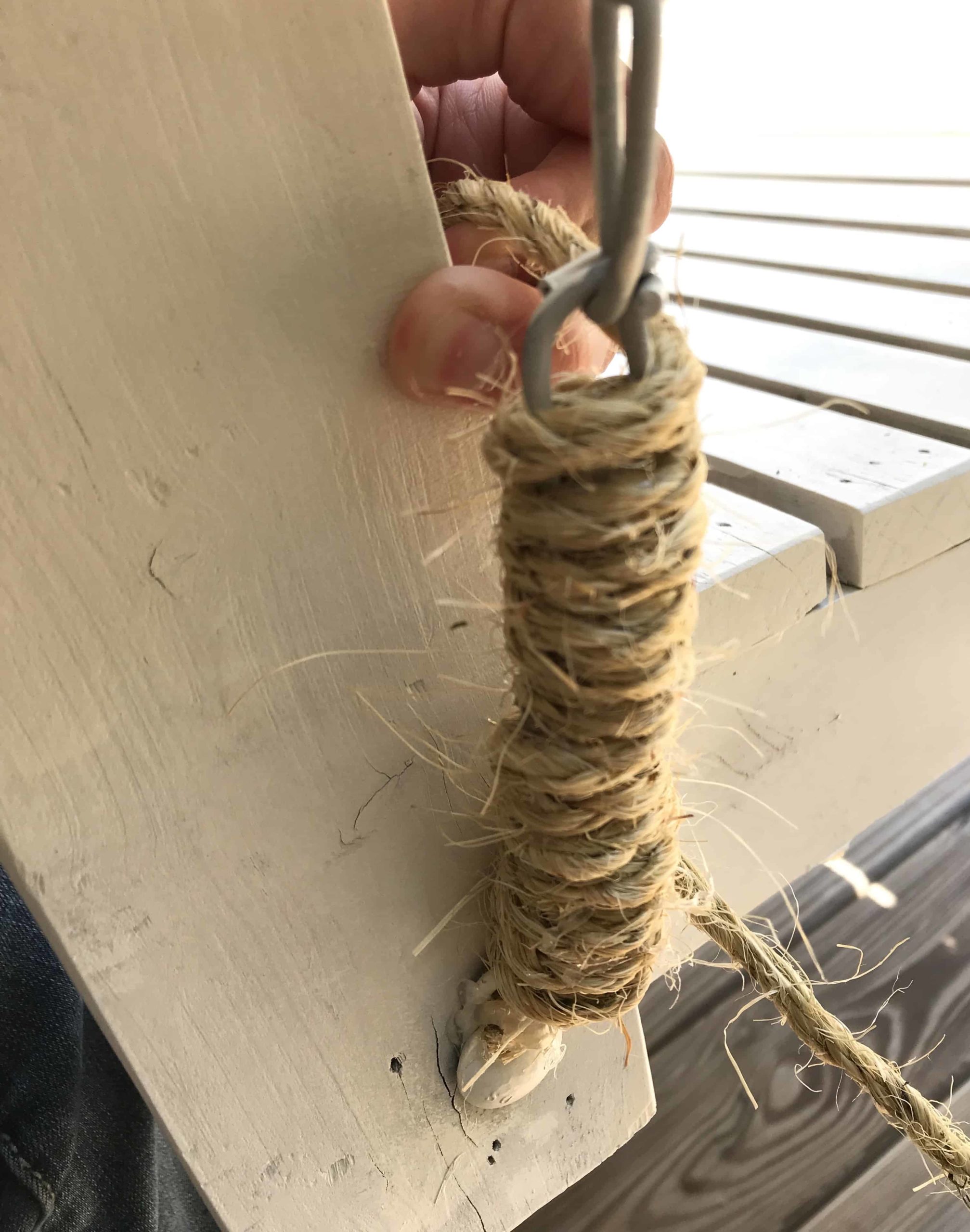 How to Hang a Porch Swing with a Swing Makeover