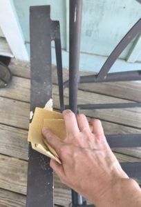 paint and maintain outdoor furniture