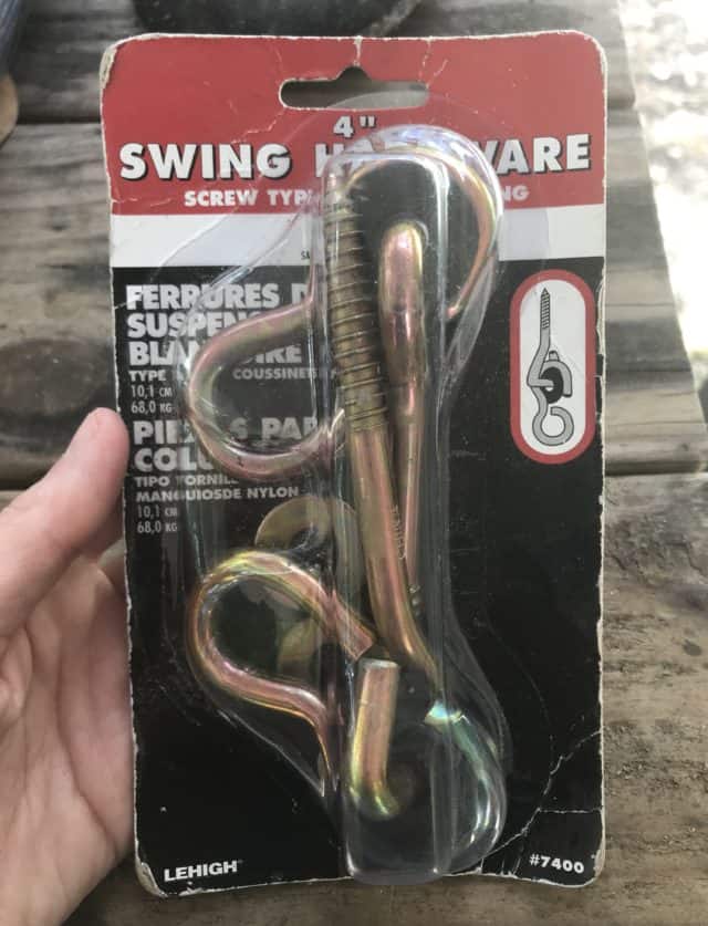 How to Hang a Porch Swing with a Swing Makeover