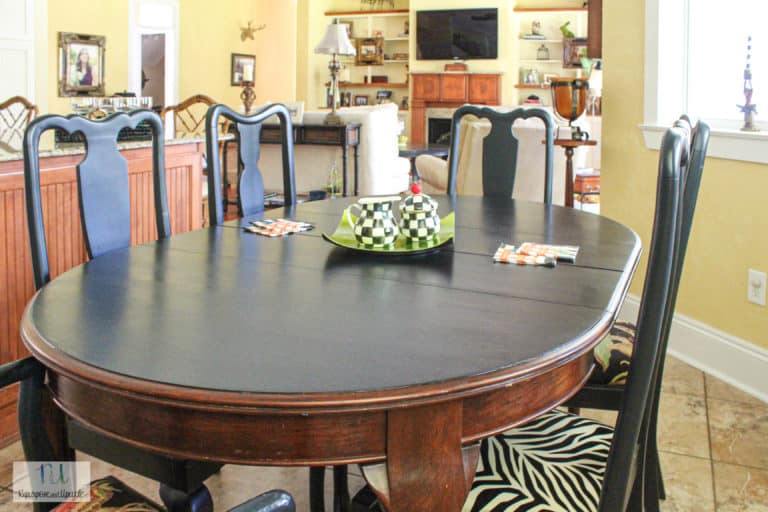 How to Chalk Paint a Table Top to Last