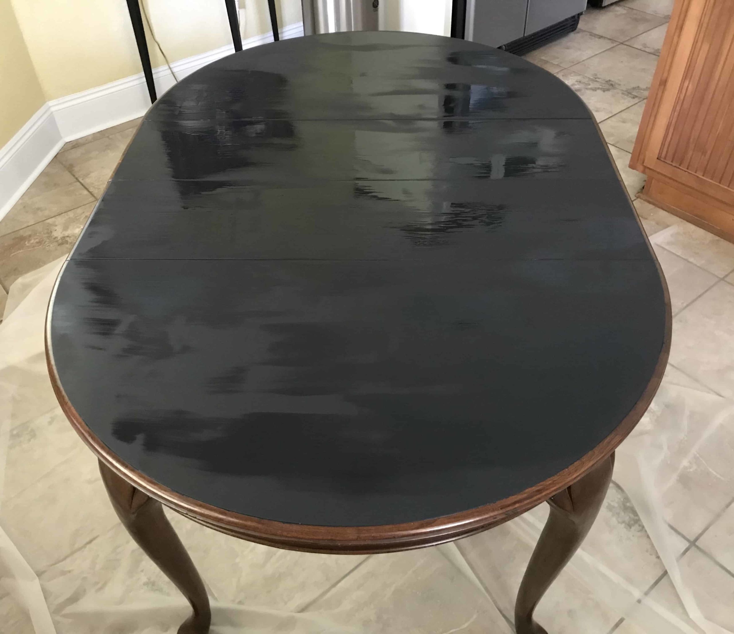 How to Chalk Paint a Table Top to Last