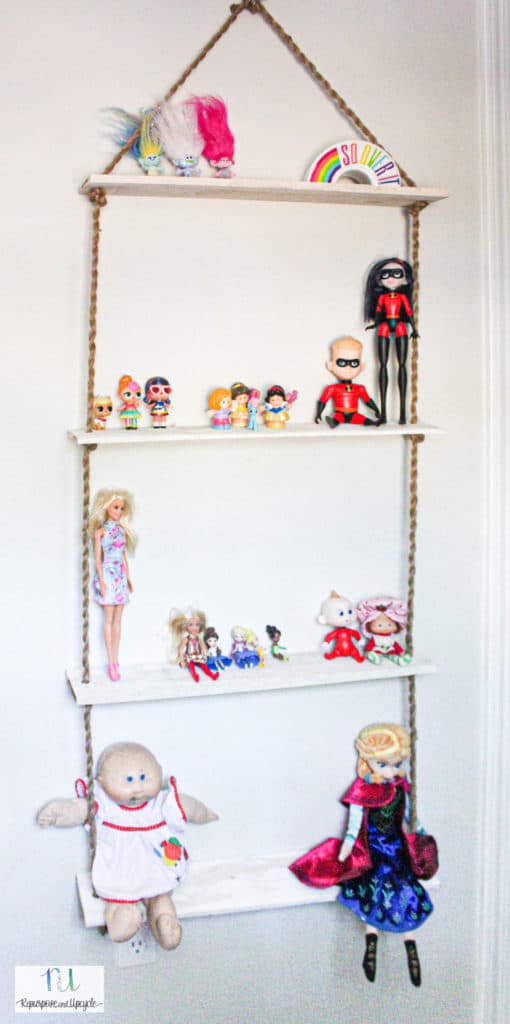how to make a rope shelf