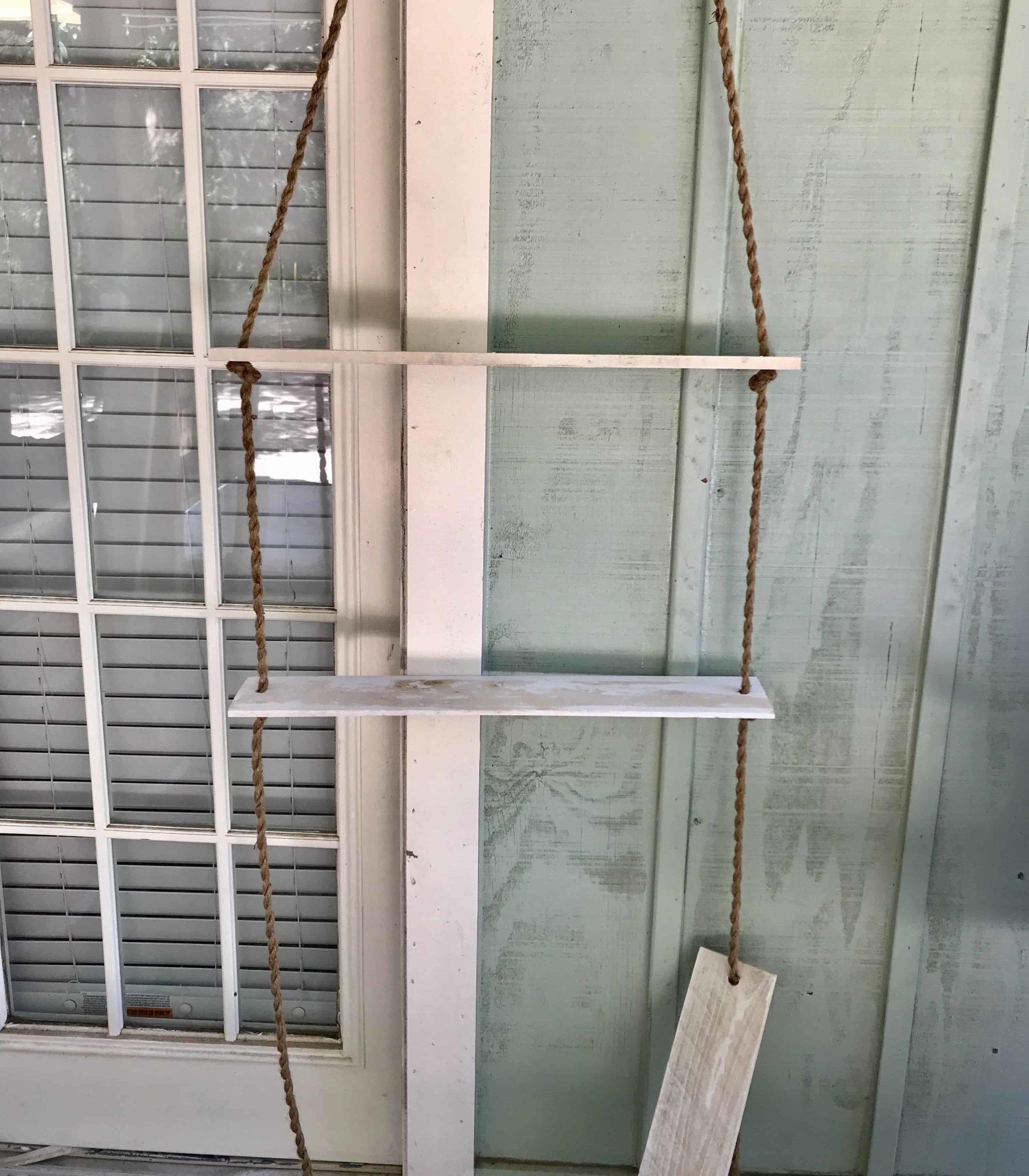 How to Make a Rope Shelf; Dollhouse Style