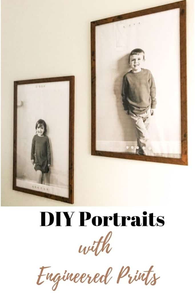 DIY portraits with engineered prints