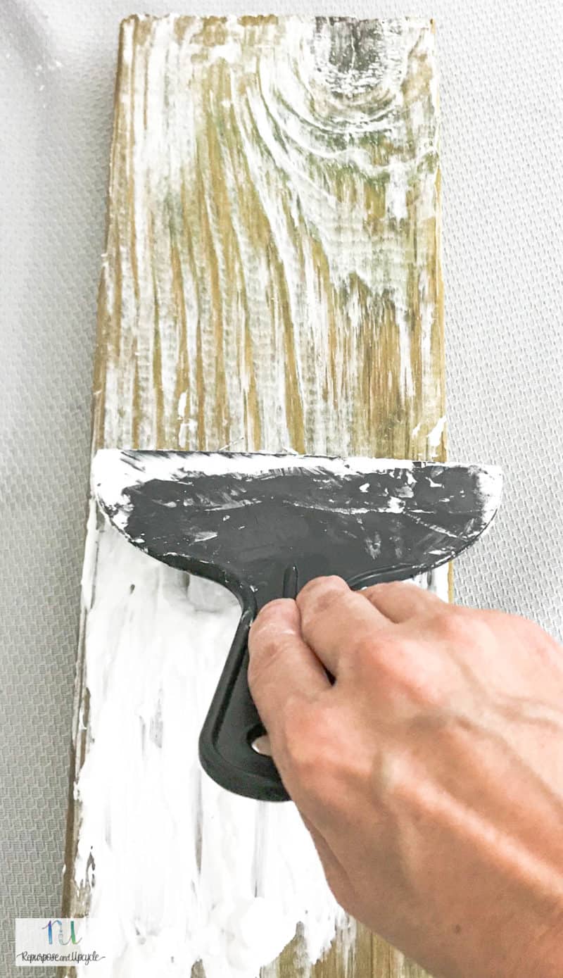 How to Create an Antique Fireplace Mantel with a Whitewash Technique