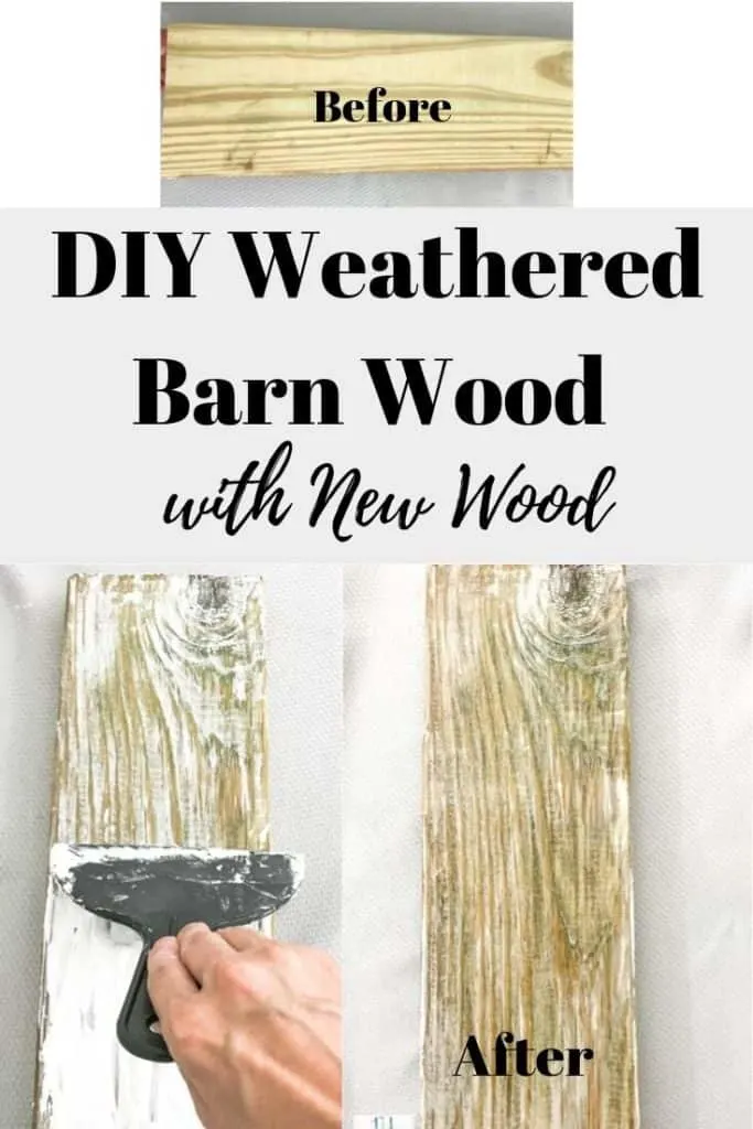 How To Create The Weathered Barn Wood Look With New - Barn Wood Paint Color