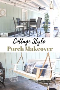cottage style porch makeover