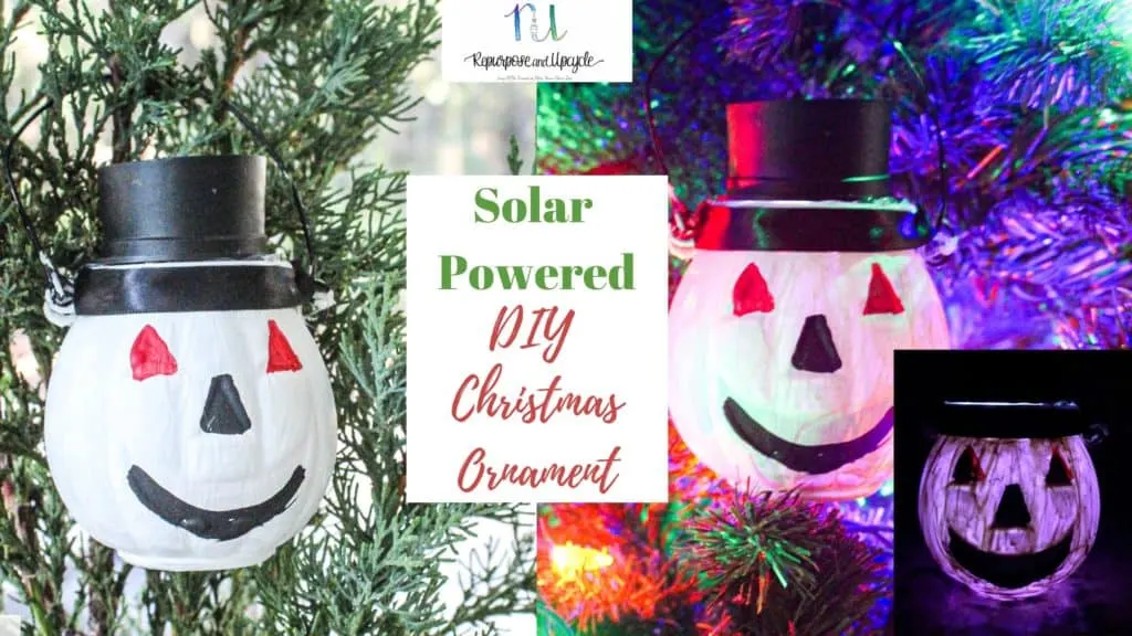 Solar Powered DIY Christmas Ornament