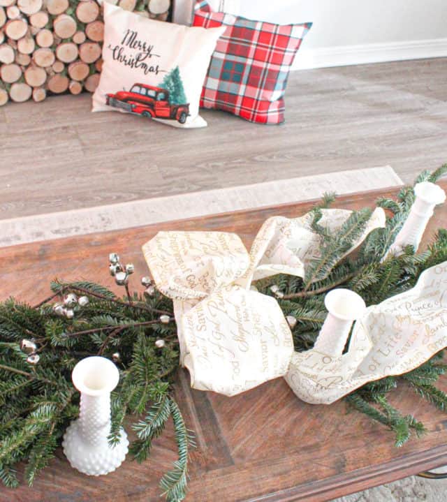 How to Make an Easy Holiday Swag Wreath