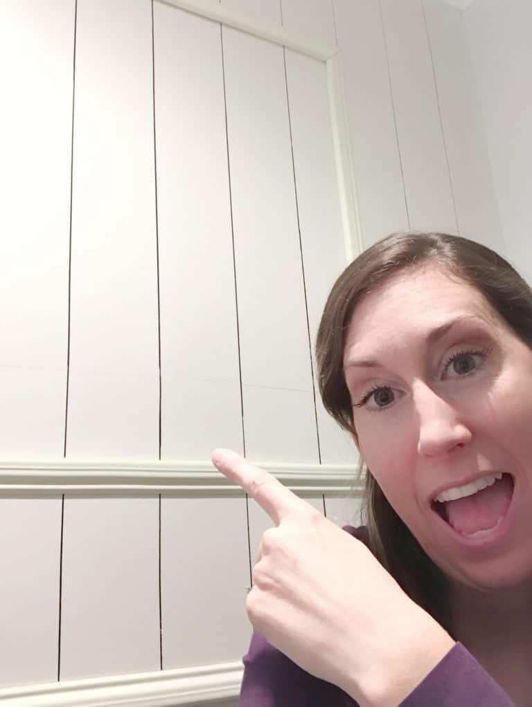 How to Apply Peel and Stick Picture Moulding with Scissors