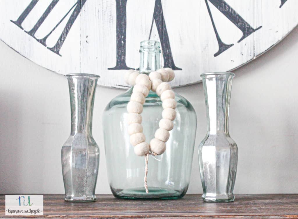 DIY mercury glass small mouth vases 