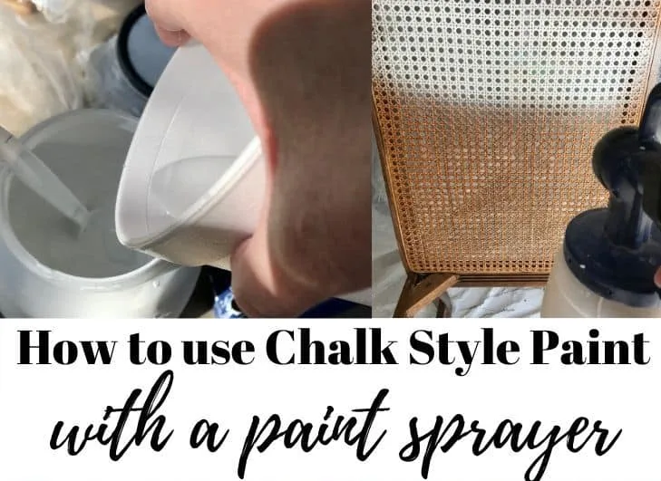 How to Use Chalk Style Paint with a Paint Sprayer