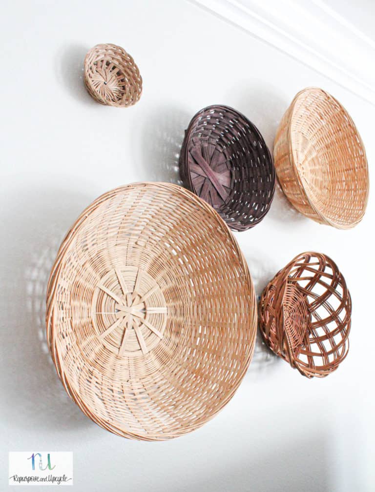 How to Create a Basket Wall for a Cozy Cottage Style