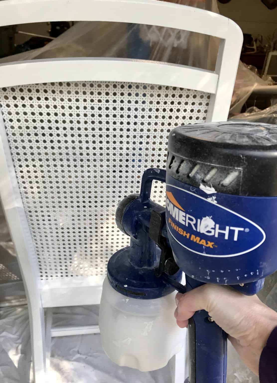 The Best Way to Paint Cane Back Dining Chairs with Minimal Effort