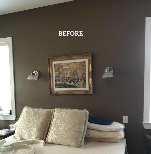 How to Paint a Wall to Look like a Headboard