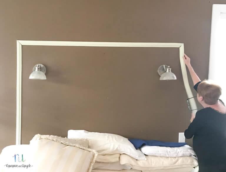 How to Paint a Wall to Look like a Headboard