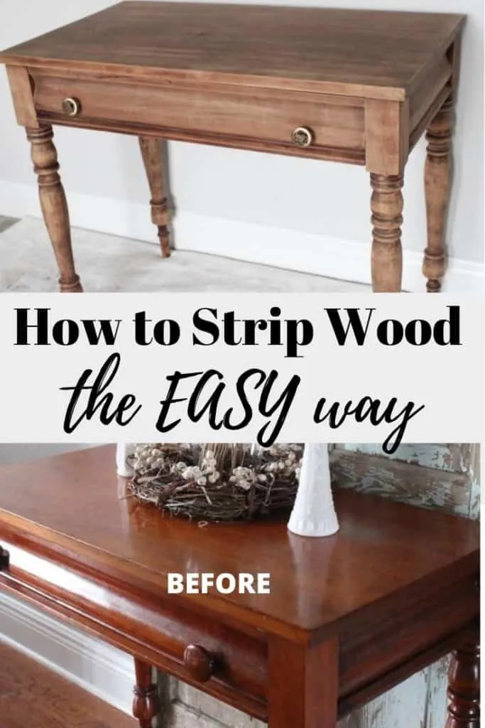 how to strip furniture with Citristrip 