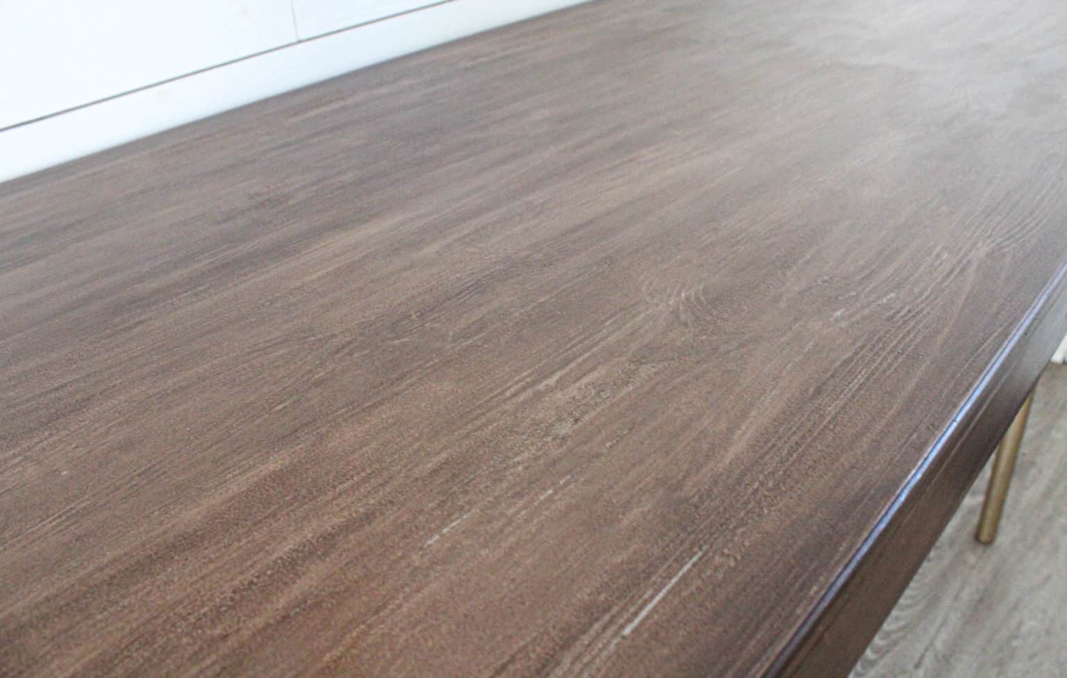 How to use Retique It Liquid Wood with a Folding Table Makeover